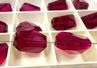 Swarovski Art 5524 CRYSTAL 16mm Cosmic Crystal in Ruby Beads