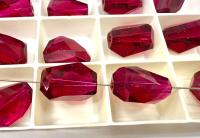 Swarovski Art 5524 CRYSTAL 16mm Cosmic Crystal in Ruby Beads