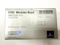 5150 – 23x11mm Swarovski Crystal Modular Bead in Topaz