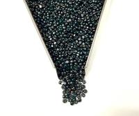 11/0 Charlotte true Cut Beads Ionized Opaque Emerald