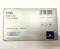 Swarovski Elements 12mm #5754 Crystal Butterfly in Fuchsia