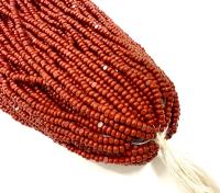 11/0 Charlotte true Cut Beads Opaque Burnt Rust