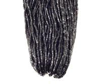 11/0 Czech Two Cut Seed Bead Black Full hanks Preciosa Ornella loose beads