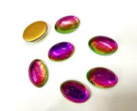 Swarovski Crystal Cabochons, Vintage Oval Flat Backs (16x11 mm) - 2/6 Pieces