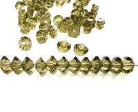 Black Diamond Preciosa spacers Bicone Beads 4x6mm