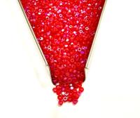 11/0 Charlotte Cut Beads, Patina Matt Light Ruby Aurore Boreale, Embroidery Materials
