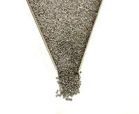 15/0 Charlotte Cut Beads, Metallic Aluminum Silver, Jewelry Making, Embroidery