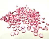 5mm Swarovski Opaque Light Rose Unfoiled Cabochons, Flat Back