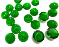 10 mm Swarovski Round Cabochon Cabs Article #2090/4 Vintage in Green Givre unfoiled