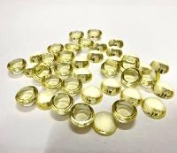 8 mm Swarovski Round Cabochon Cabs Jonquil unfoiled Article # 2090/4 Vintage Flat Back
