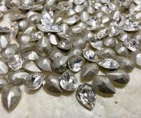 Vintage Swarovski 6x4 mm Crystal Pear Shape 4320 Premier Crystal Rhinestones (6 Pieces) gemstones, jewlery