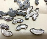 8mm SWAROVSKI 2037 Eclipse Flat Back hotfix crystal decoration clothing embellishment jackets jeans