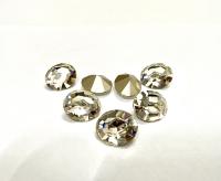 Vintage Swarovski Crystal Rhinestone, Crystal Oval, 12x10mm (4128/4100)