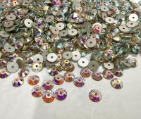 5mm Crystal AB Sew-On Rhinestones: Preciosa Czech Glass Viva12