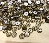 4mm Preciosa Crystal Black Diamond Flat Back Sew-On Stones