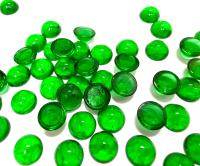6mm Swarovski Round Cabochon Cabs Green Givre Unfoiled Article # 2090/4 Vintage Flat Back