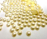 Swarovski Crystal Cabochon Pearl Hotfix Flat Backs, 7mm