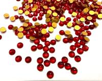 2.5mm Siam Swarovski Crystals, Flat Back Cabochons