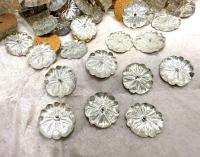 10mm Vintage Czech Crystal Flat Back Sew-On Stone Loch Rose