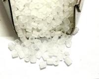 15/0 MGB Hex Cut Beads, Matt Crystal Japanese Glass, Embroidery Material