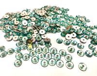 4mm Preciosa Crystal Aqua Bohemica Flat Back Sew-On Stones