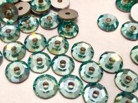 4mm Preciosa Crystal Aqua Bohemica Flat Back Sew-On Stones