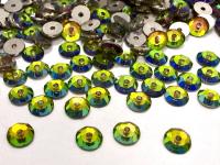 4mm Preciosa Crystal Vitrail Medium Flat Back Sew-On Stones