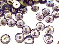 4mm Preciosa Crystal Tanzanite Flat Back Sew-On Stones