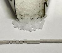 15/0 MGB Hex Cut Beads, Matt Crystal Japanese Glass, Embroidery Material