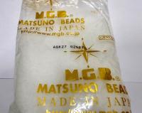 15/0 MGB Hex Cut Beads, Matt Crystal Japanese Glass, Embroidery Material