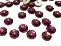 4mm Preciosa Crystal Amethyst Flat Back Sew-On Stones
