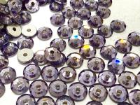 4mm Preciosa Crystal Tanzanite Flat Back Sew-On Stones