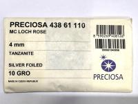 4mm Preciosa Crystal Tanzanite Flat Back Sew-On Stones