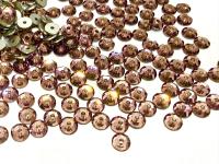 4mm Preciosa Crystal Light Amethyst Flat Back Sew-On Stones