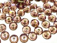 4mm Preciosa Crystal Light Amethyst Flat Back Sew-On Stones