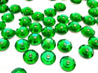 4mm Preciosa Crystal Emerald Flat Back Sew-On Stones
