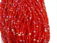 11/0 Charlotte Cut Seed Beads,Patina Transparent Hyacinth Aurore Boreale, Native Supplies