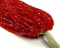 11/0 Charlotte Cut Seed Beads,Patina Transparent Hyacinth Aurore Boreale, Native Supplies