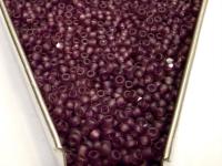 Matt Amethyst Charlotte Cut Beads, 11/0 Faceted Seed Beads