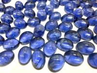 Swarovski 8x6 mm Vintage 2190 Montana Quartz Unfoiled Flat Back Oval Cabochon Cabs
