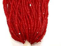 Crystal Matt Ruby Charlotte Cut Seed Beads 11/0