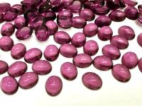 Swarovski Vintage Amethyst Unfoiled Cabochons, 12x10 mm Crystal Flat Back