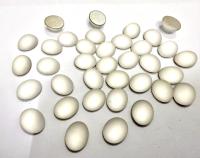 Swarovski 18x13 mm Vintage Crystal Matt Finish Foiled Flat Back Oval Cabochon 2/6 Pieces