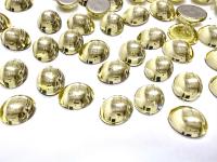 Swarovski 18x13 mm Vintage Jonquil Foiled Flat Back Oval Cabochon 2/6 Pieces