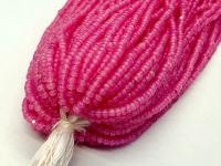 11/0 Charlotte Cut Glass Beads, Rose Opal, 2.0mm Jewellery Supply
