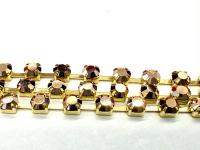 12ss Rhinestone Chain | Preciosa Capri Gold