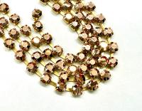12ss Rhinestone Chain | Preciosa Capri Gold