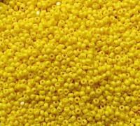 11/0 Charlotte true Cut Beads 2 MM Opaque Yellow 10/20/50/250/500 Grams indian beads, glass beads, jewelry supply, findings, native craft