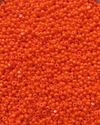 13/0 Charlotte Cut Beads 1.6 MM Orange Opaque 5/10/20/50/250/500 Grams craft supplies, jewelry making, embroidery materials, vintage beads