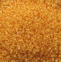 11/0 Charlotte true Cut Beads Transparent Light Topaz 10/20/50/250/500 Grams (10 Grams 1300 Pieces) PREMIUM SEED Beads